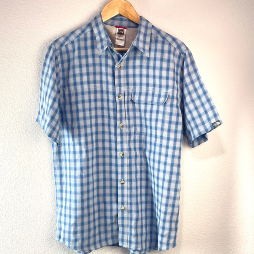 The North‎ Face Plaid Shirt Sz M